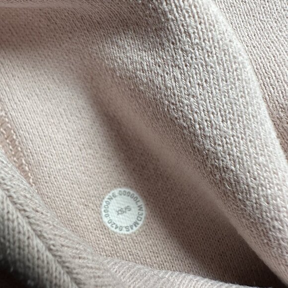 Lululemon Scuba Oversized Half Zip Hoodie Light Pink Women's XS/S Workout - Picture 5 of 14